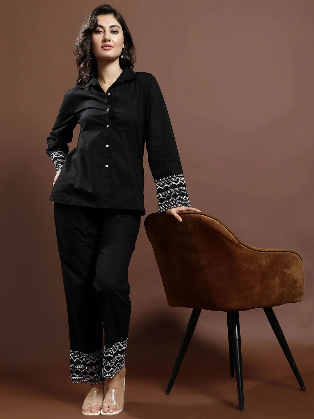 Athena Pure Cotton Shirt & Trousers - Image 6