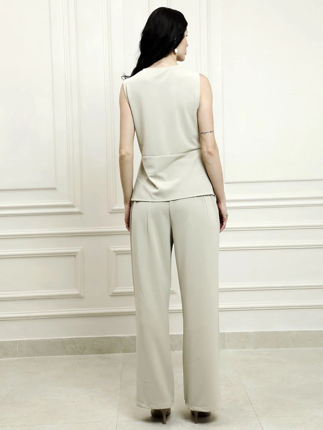Athena V-Neck Waistcoat With Trousers Co-Ords - Image 5