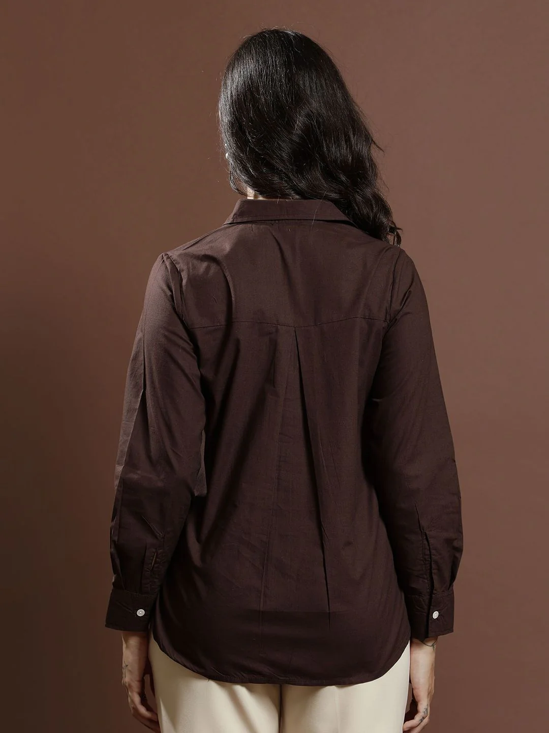 Athena Women Embellished Cotton Shirt - Image 6
