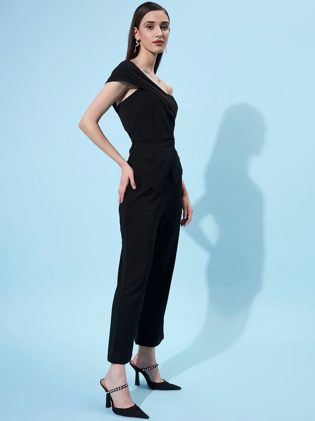 Athena Women One Shoulder Top & Trousers Co-Ords - Image 4