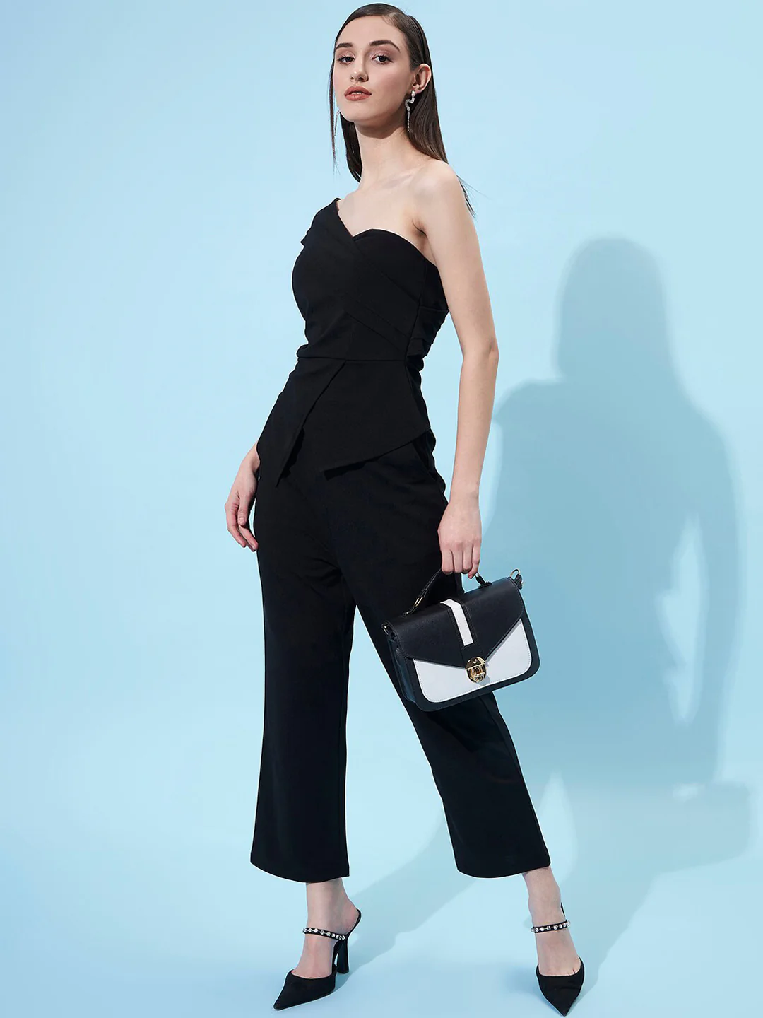 Athena Women One Shoulder Top & Trousers Co-Ords - Image 5