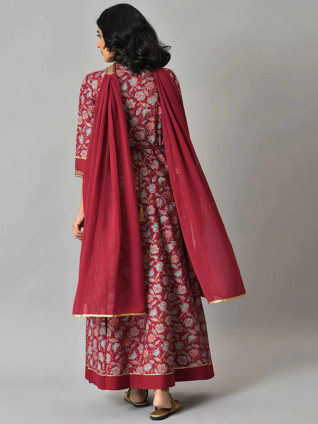 AURELIA Floral Print Maxi Dress - Image 4