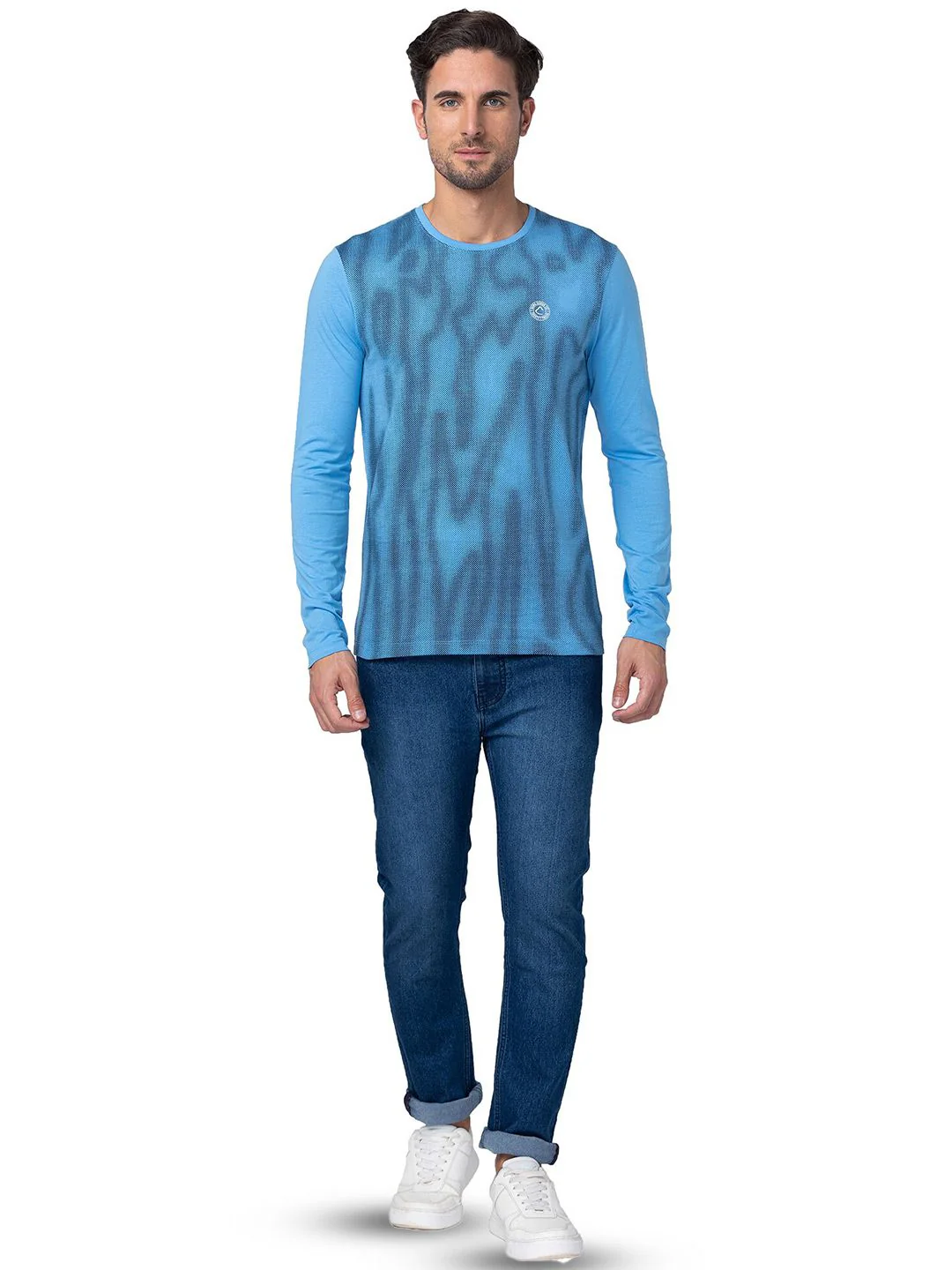 Being Human Abstract Printed Cotton T-shirt - Image 9
