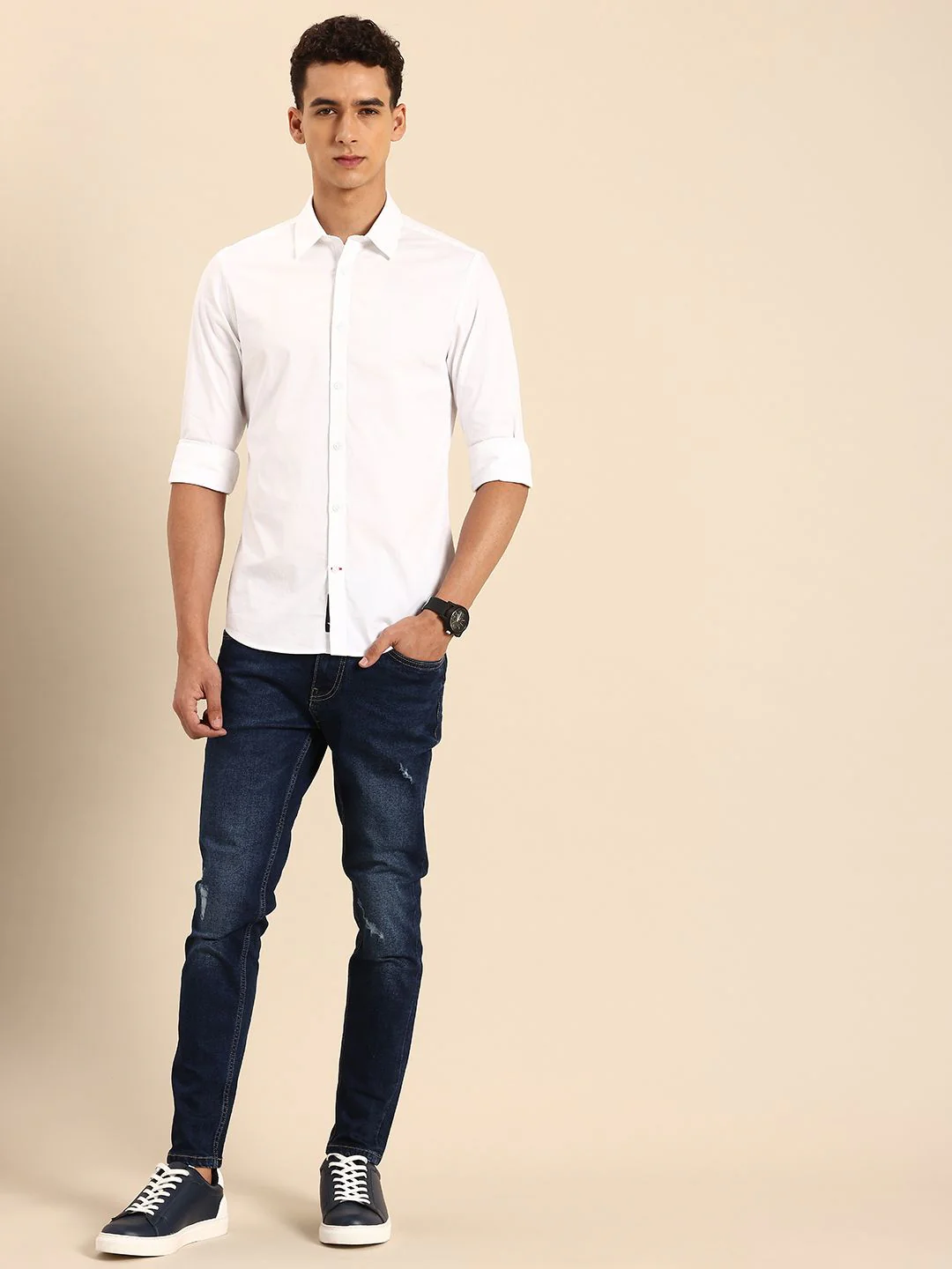 Being Human Classic Slim Fit Opaque Casual Shirt - Image 6