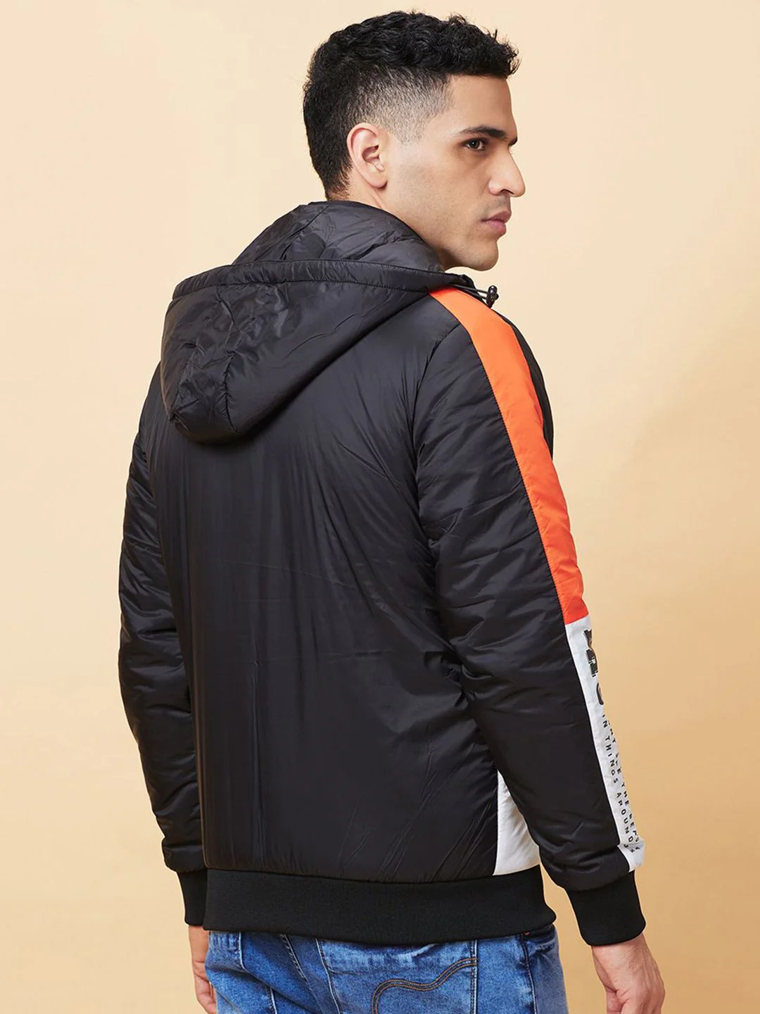 Being Human Colourblocked Padded Jacket - Image 5