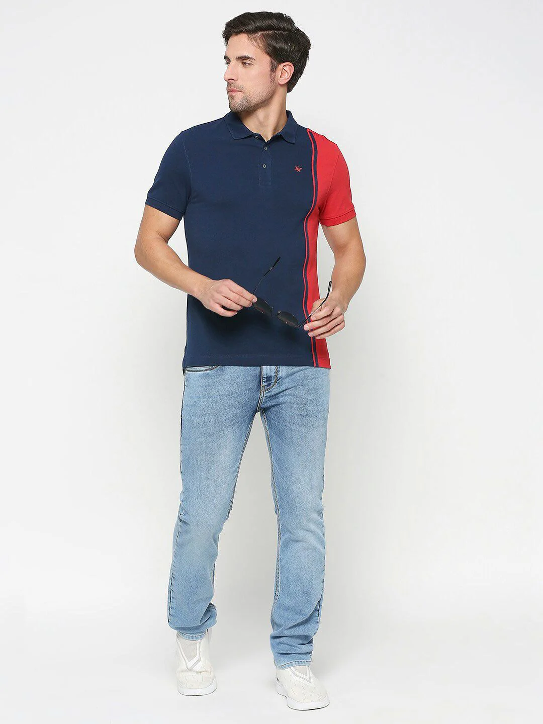 Being Human Colourblocked Polo Collar T-shirt - Image 6