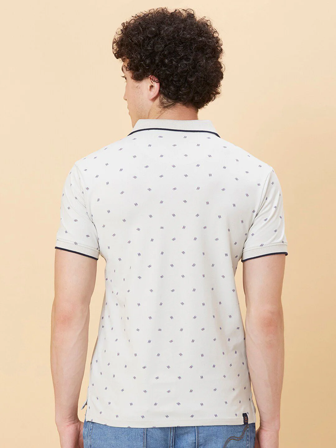 Being Human Conversational Printed Polo Collar Casual T-shirt - Image 5