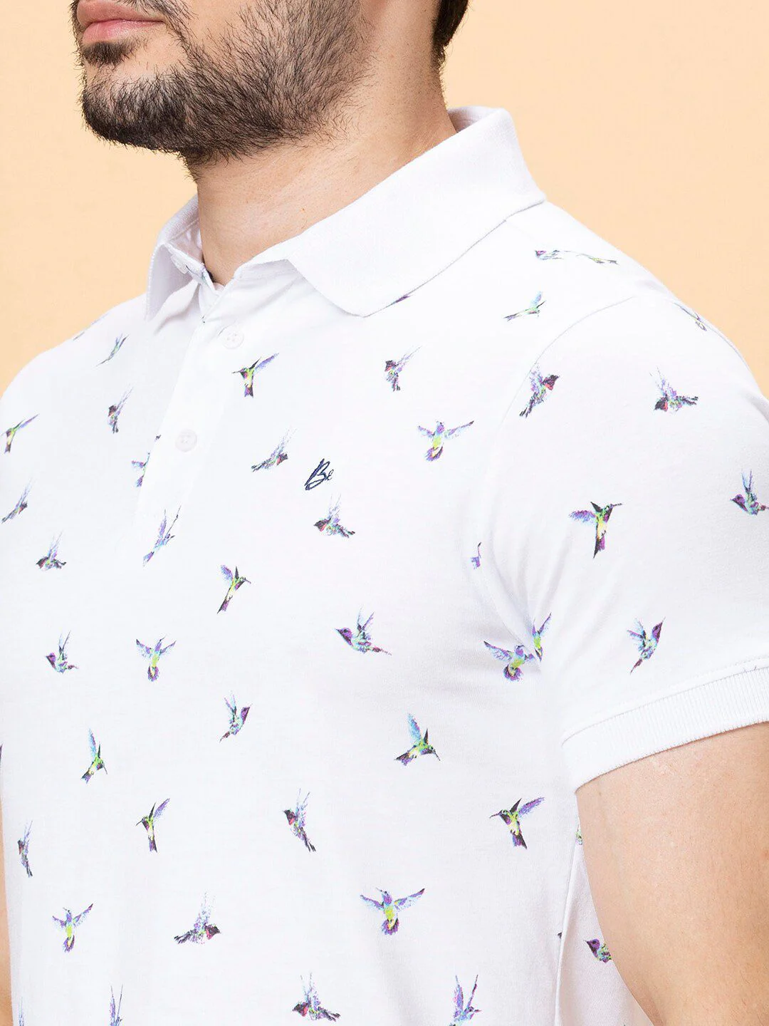 Being Human Conversational Printed Polo Collar Short Sleeves T-shirt - Image 2