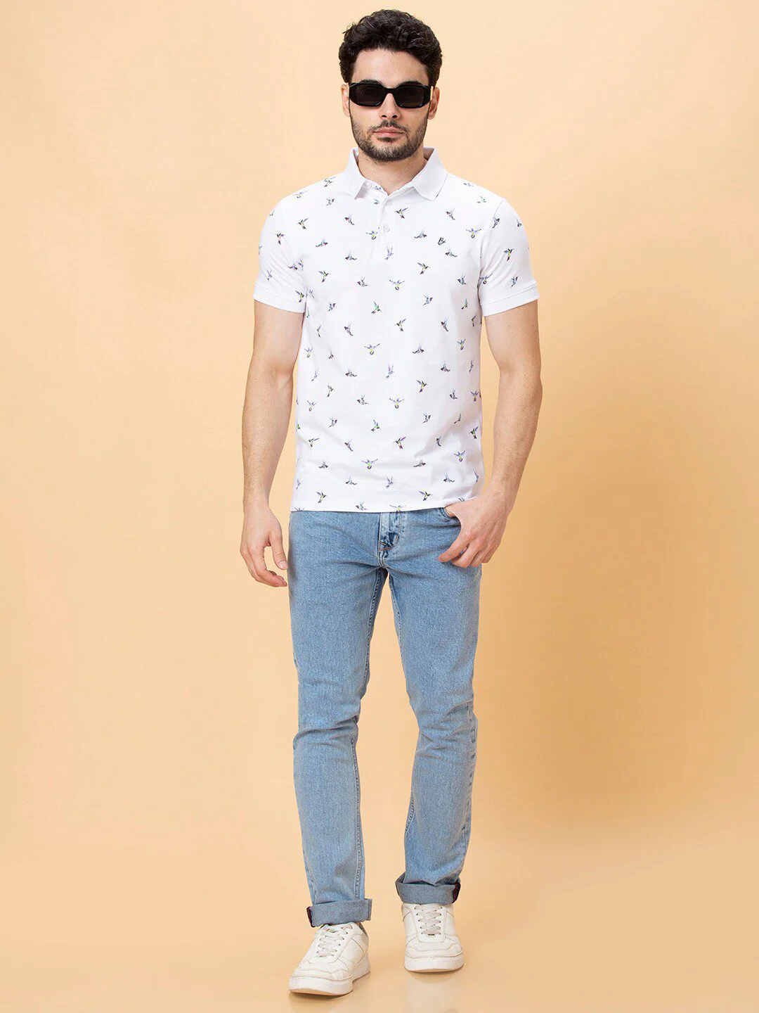 Being Human Conversational Printed Polo Collar Short Sleeves T-shirt - Image 6