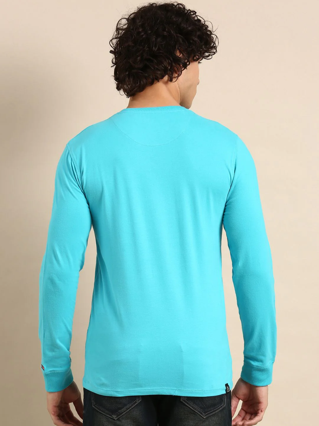Being Human Embossed Detail Patchwork Round Neck T-shirt - Image 5