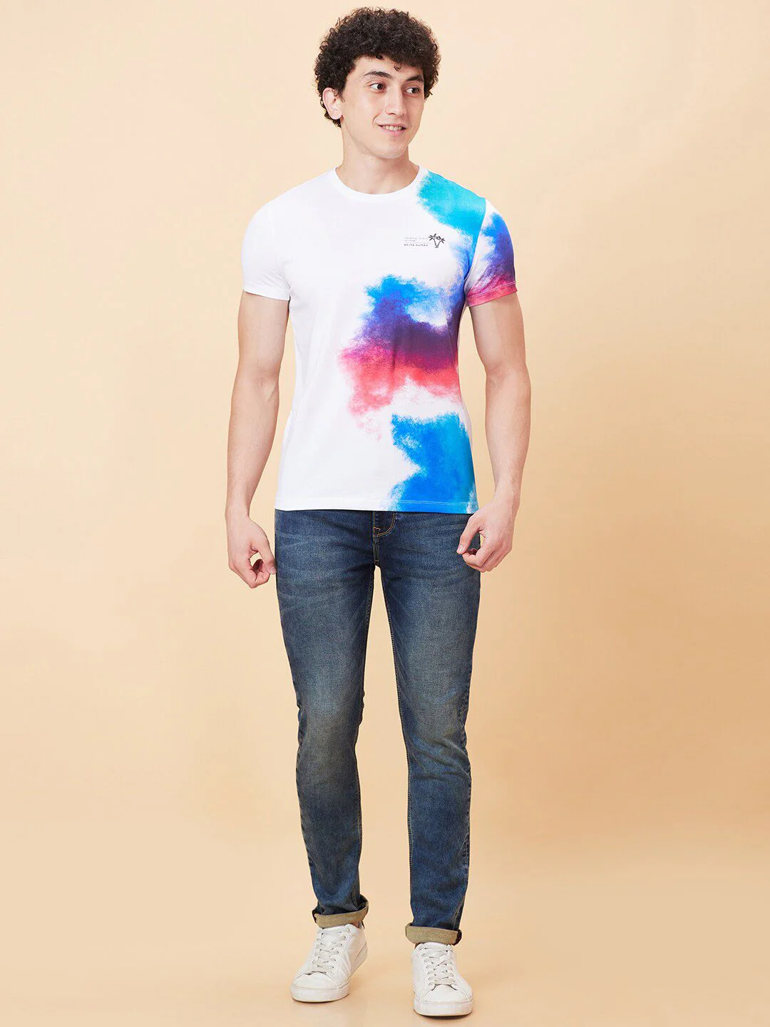 Being Human Graphic Printed Cotton Casual T-shirt - Image 4