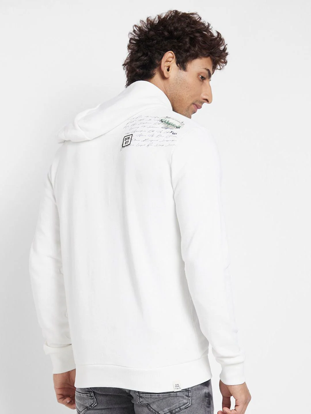 Being Human Graphic Printed Hooded Long Sleeves Sweatshirt - Image 3
