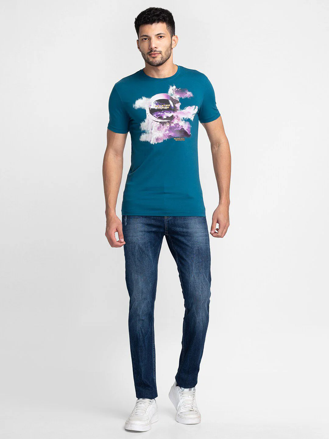 Being Human Graphic Printed Round Neck Cotton T-shirt - Image 4