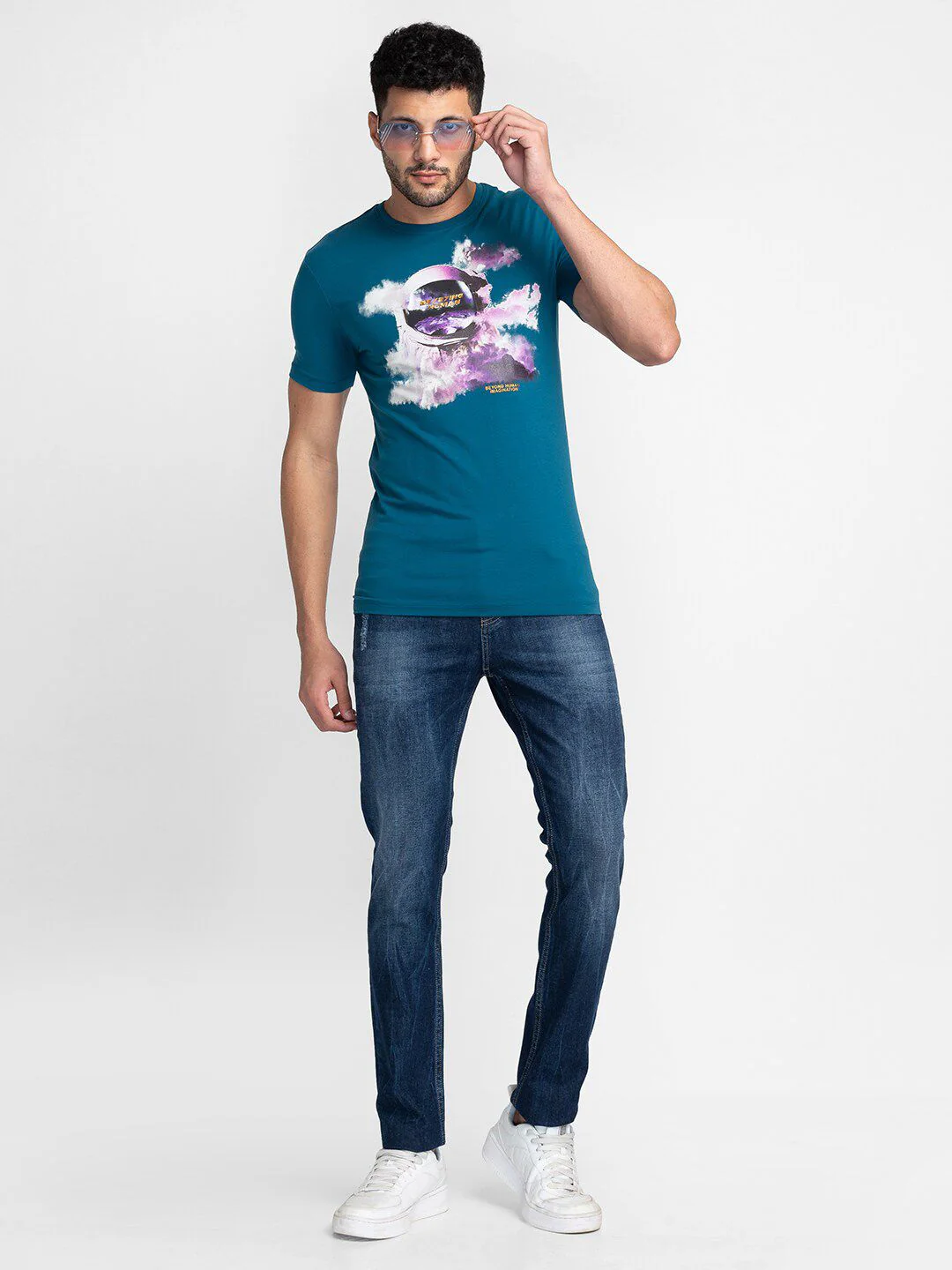 Being Human Graphic Printed Round Neck Cotton T-shirt - Image 6