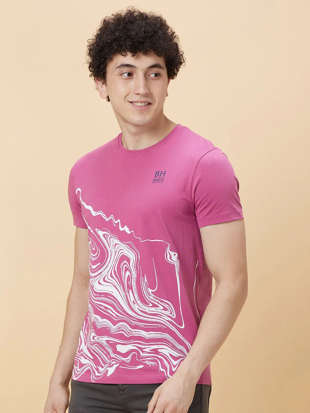 Being Human Graphic Printed Pure Cotton T-shirt - Image 3