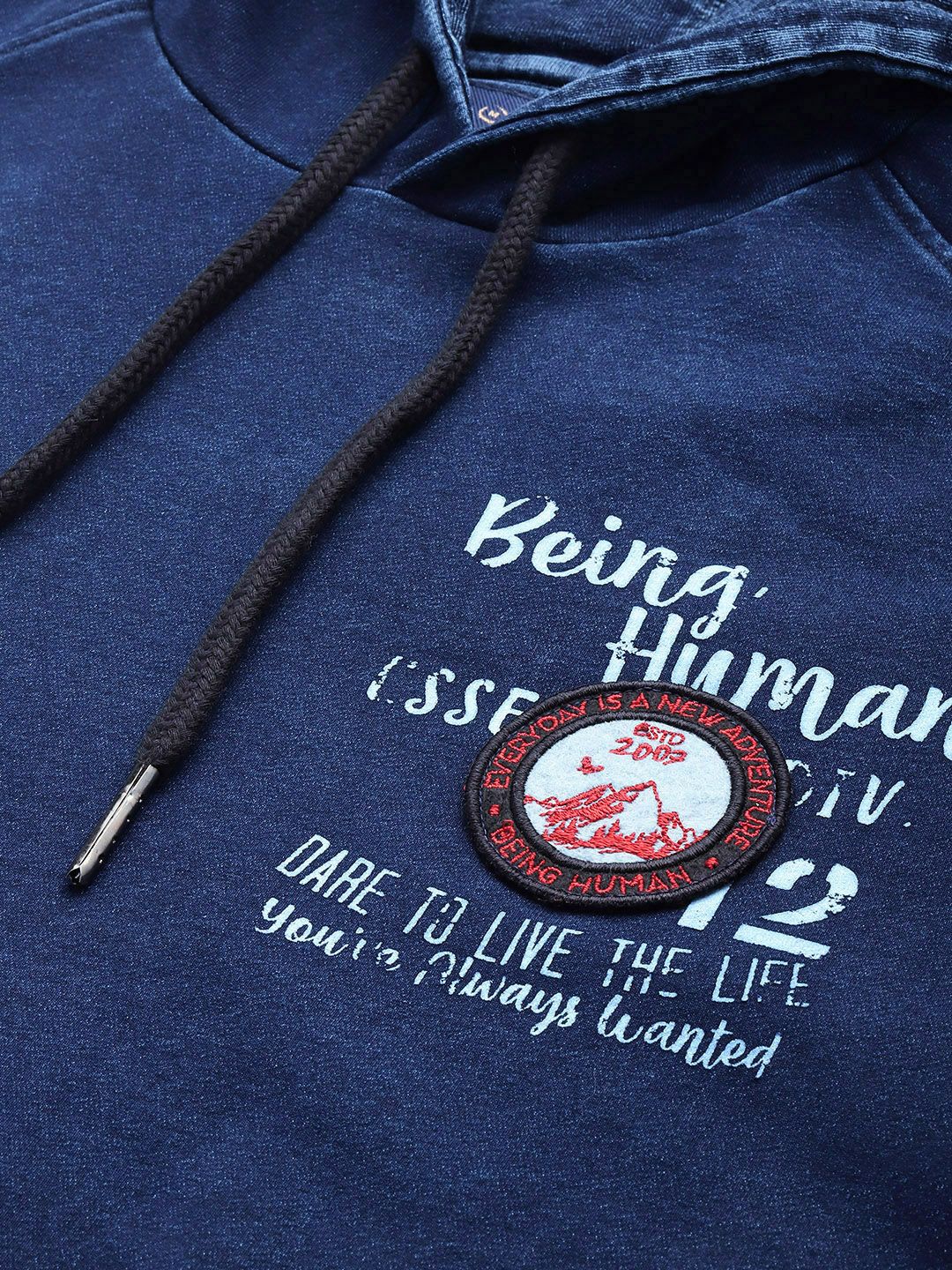 Being Human Hooded Printed Sweatshirt - Image 2