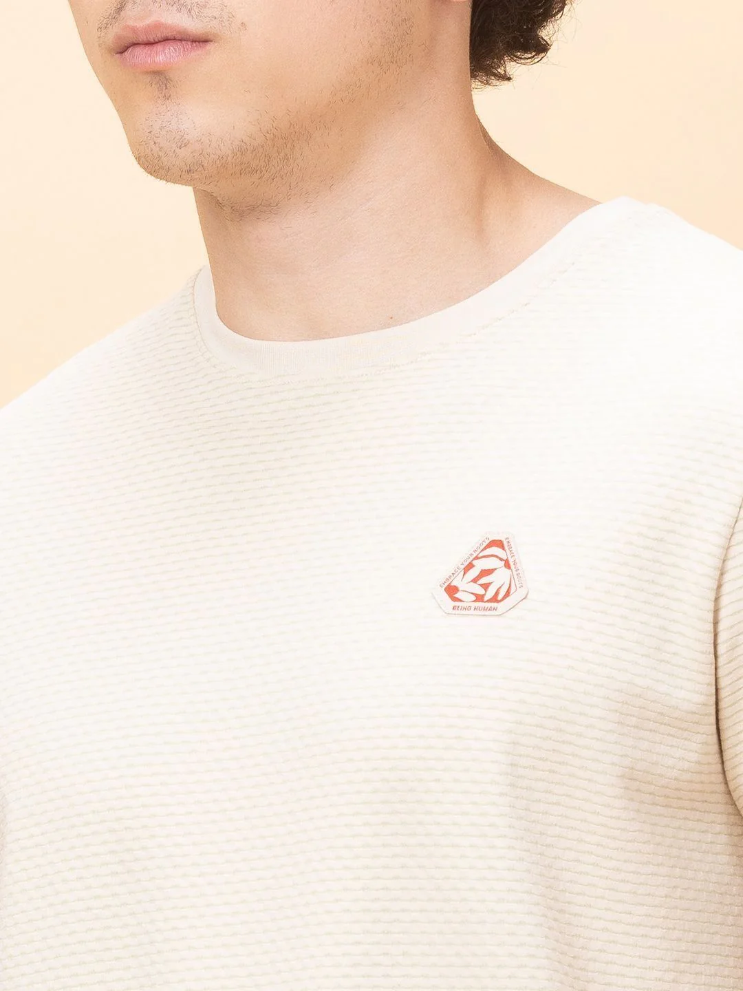 Being Human Men Applique T-shirt - Image 5