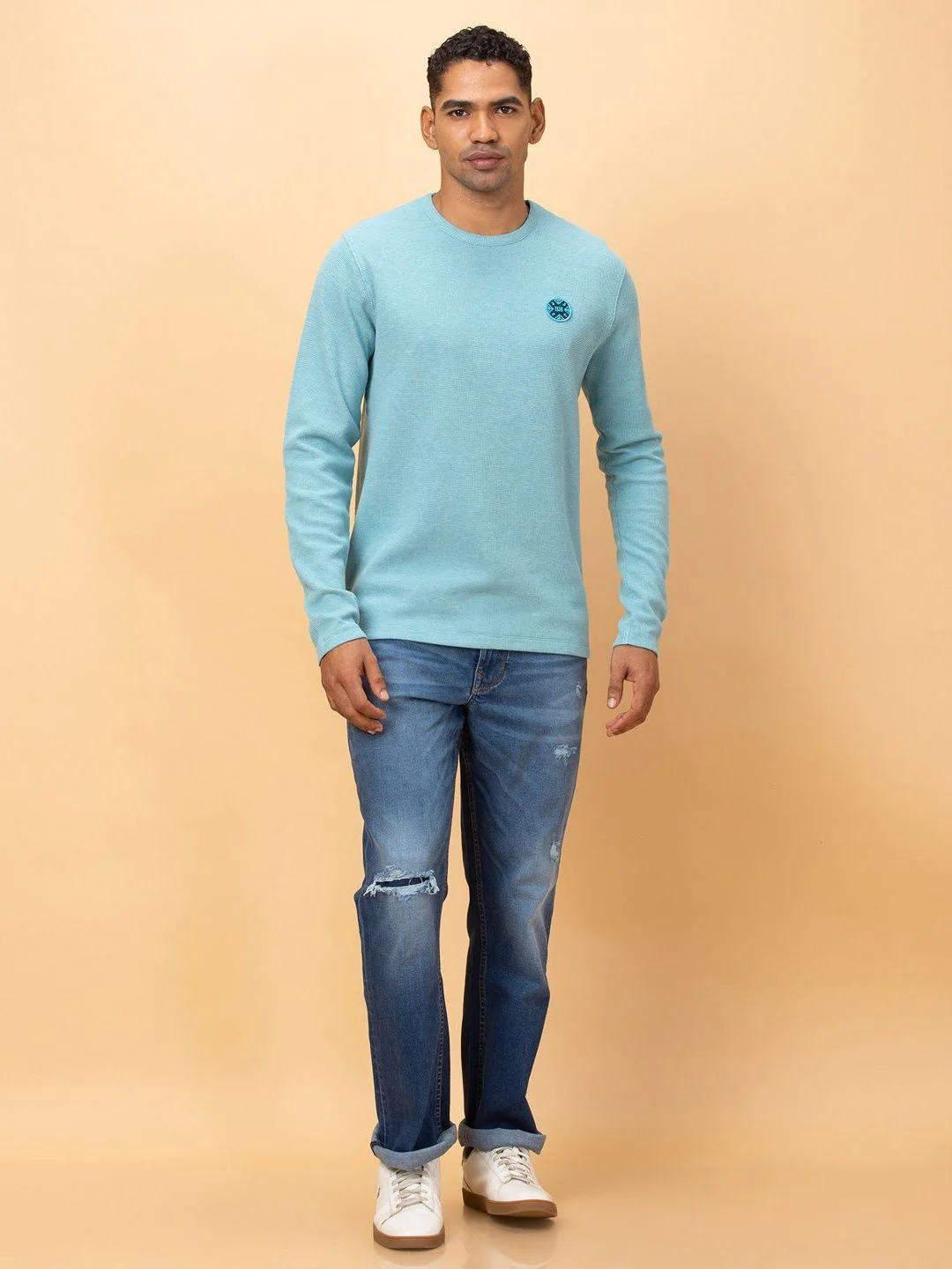 Being Human Men Applique T-shirt