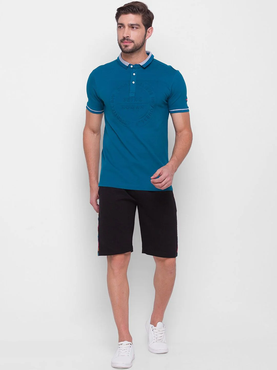 Being Human Men Black Sports Shorts - Image 5