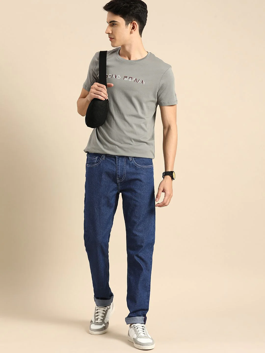 Being Human Men Blue Slim Fit Stretchable Jeans - Image 5