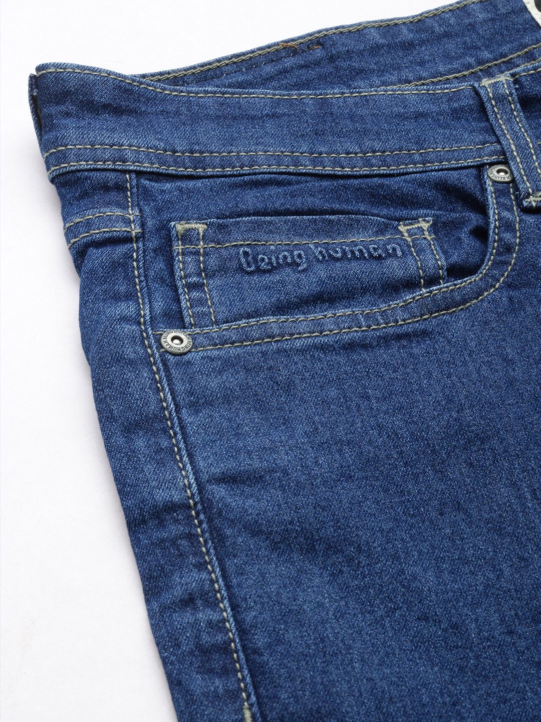 Being Human Men Blue Slim Fit Stretchable Jeans - Image 6