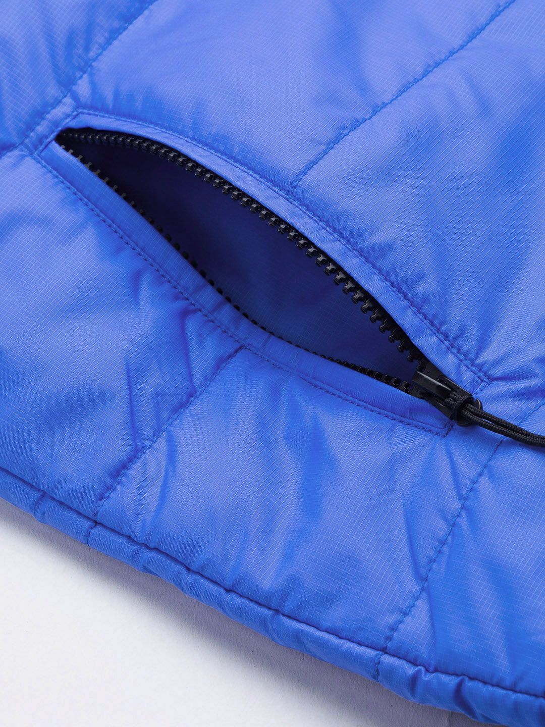 Being Human Men Blue Washed Cape Jacket - Image 4