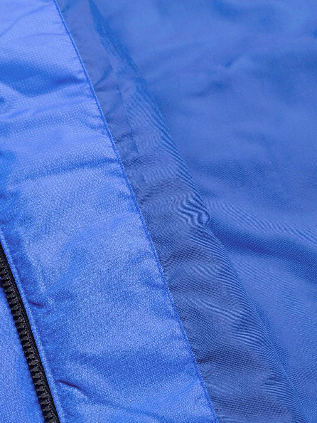 Being Human Men Blue Washed Cape Jacket - Image 5