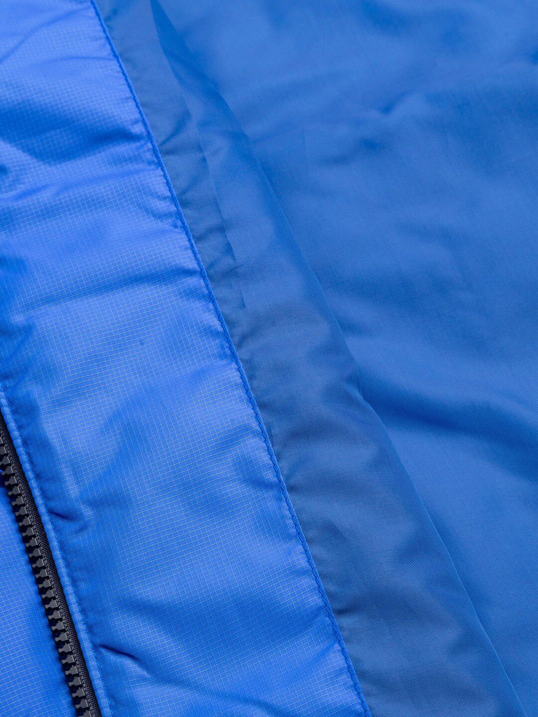 Being Human Men Blue Washed Cape Jacket - Image 9