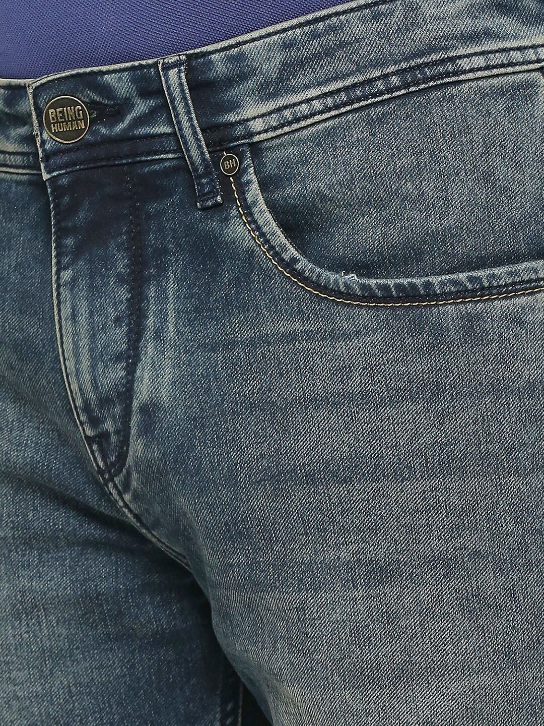 Being Human Men Bootcut Clean Look Heavy Fade Jeans - Image 6