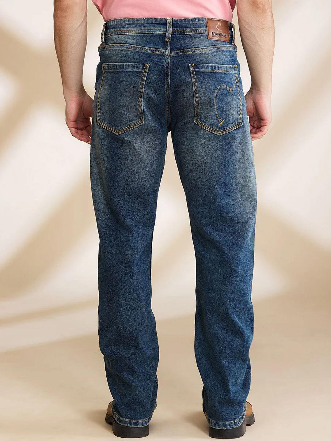 Being Human Men Bootcut Light Fade Jeans - Image 3