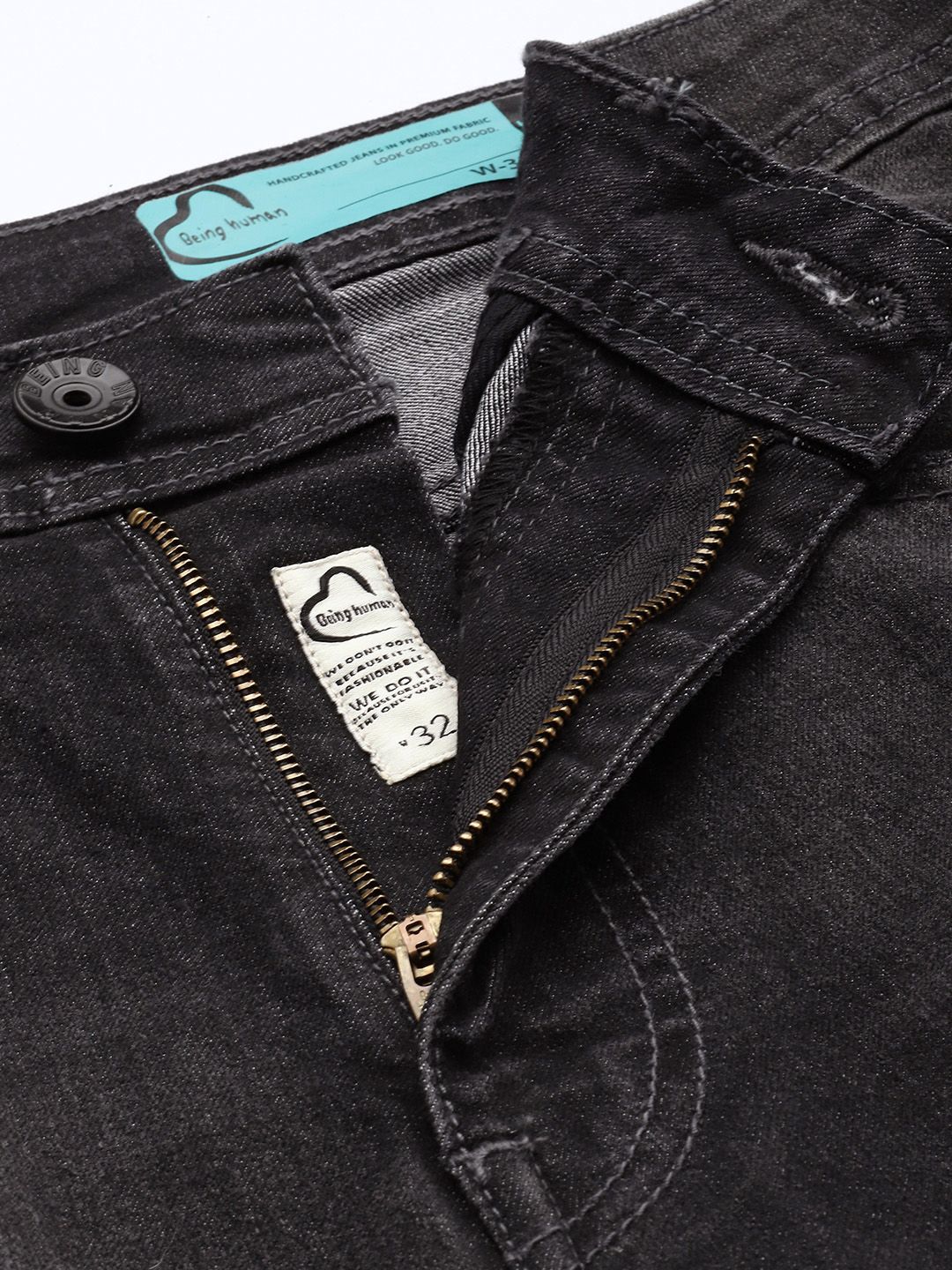 Being Human Men Bootcut Light Fade Stretchable Jeans - Image 4
