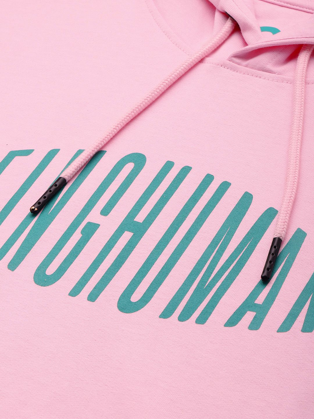 Being Human Men Brand Logo Print Hooded Pure Cotton Sweatshirt - Image 2