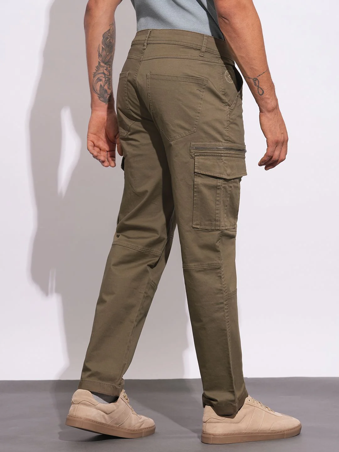 Being Human Men Classic Cargos Trousers - Image 3