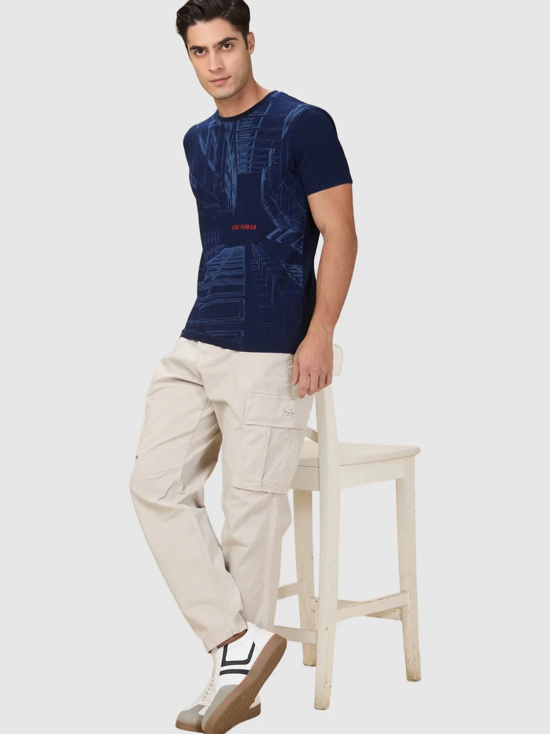 Being Human Men Classic Cargos Trousers - Image 4