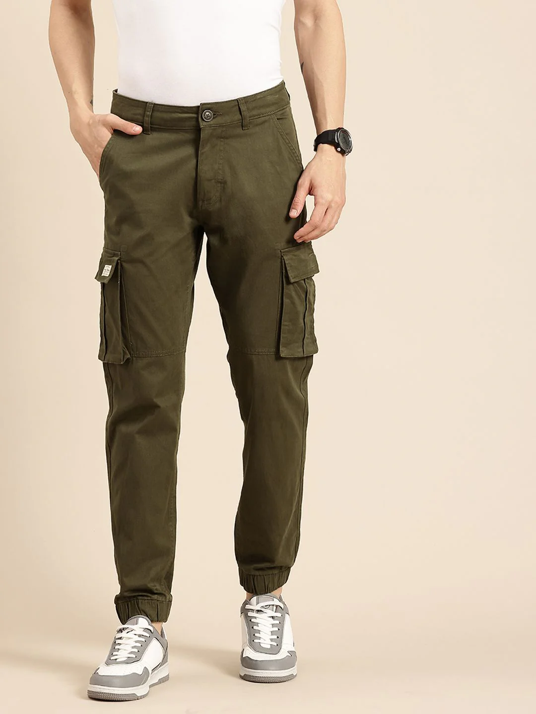 Being Human Men Classic Fit Joggers - Image 2