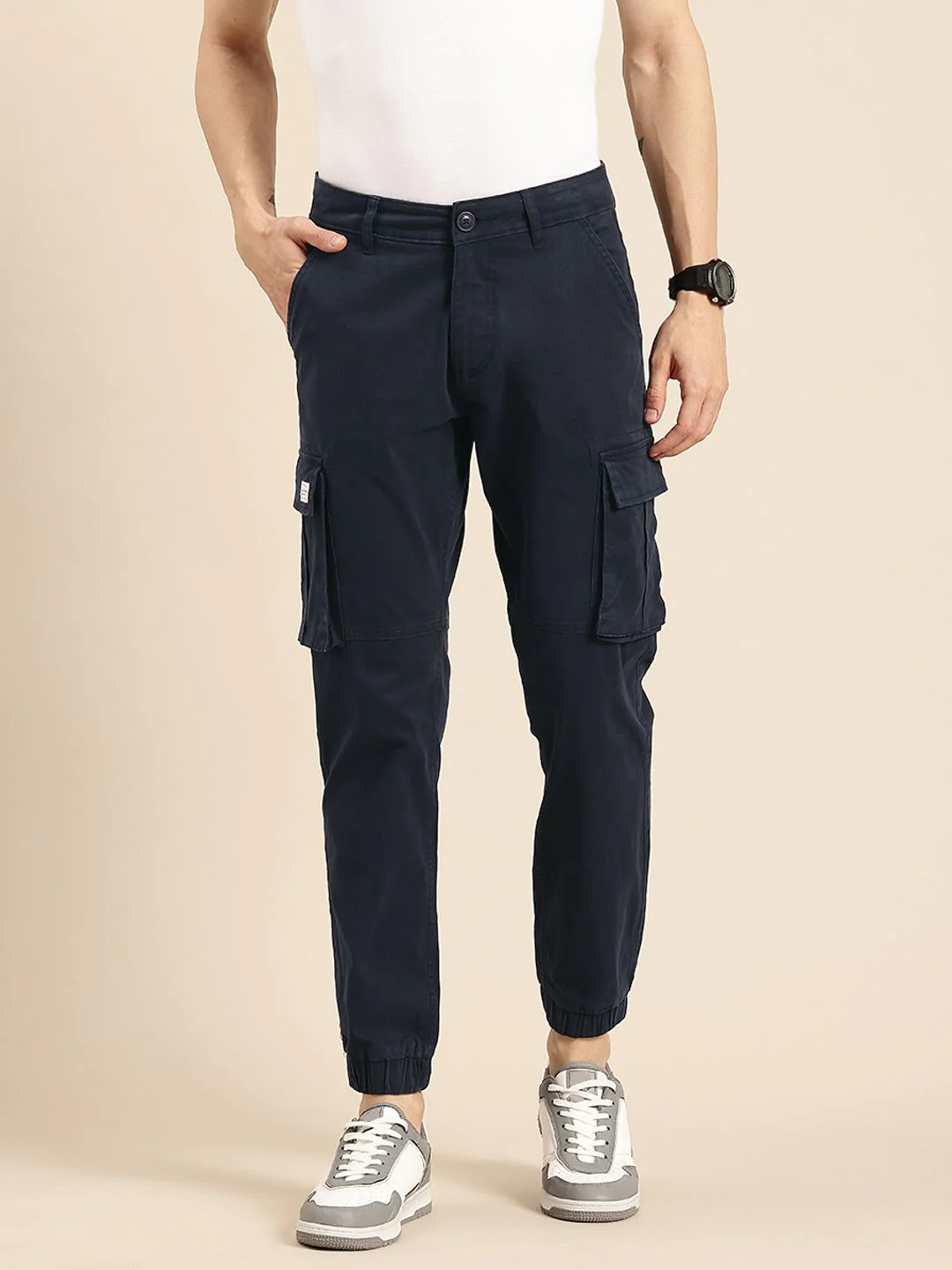 Being Human Men Classic Fit Joggers - Image 2