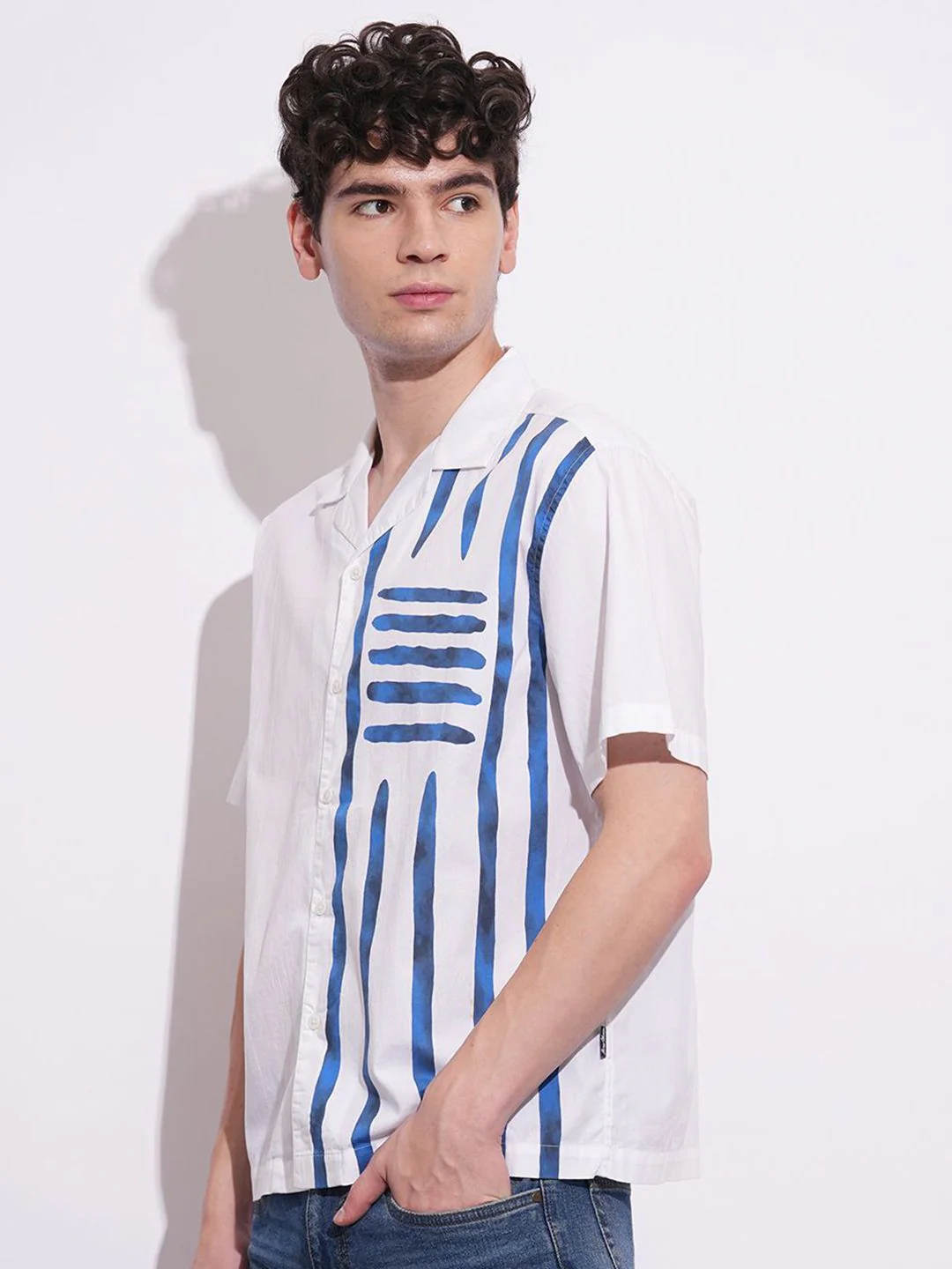 Being Human Men Classic Opaque Printed Casual Shirt - Image 3