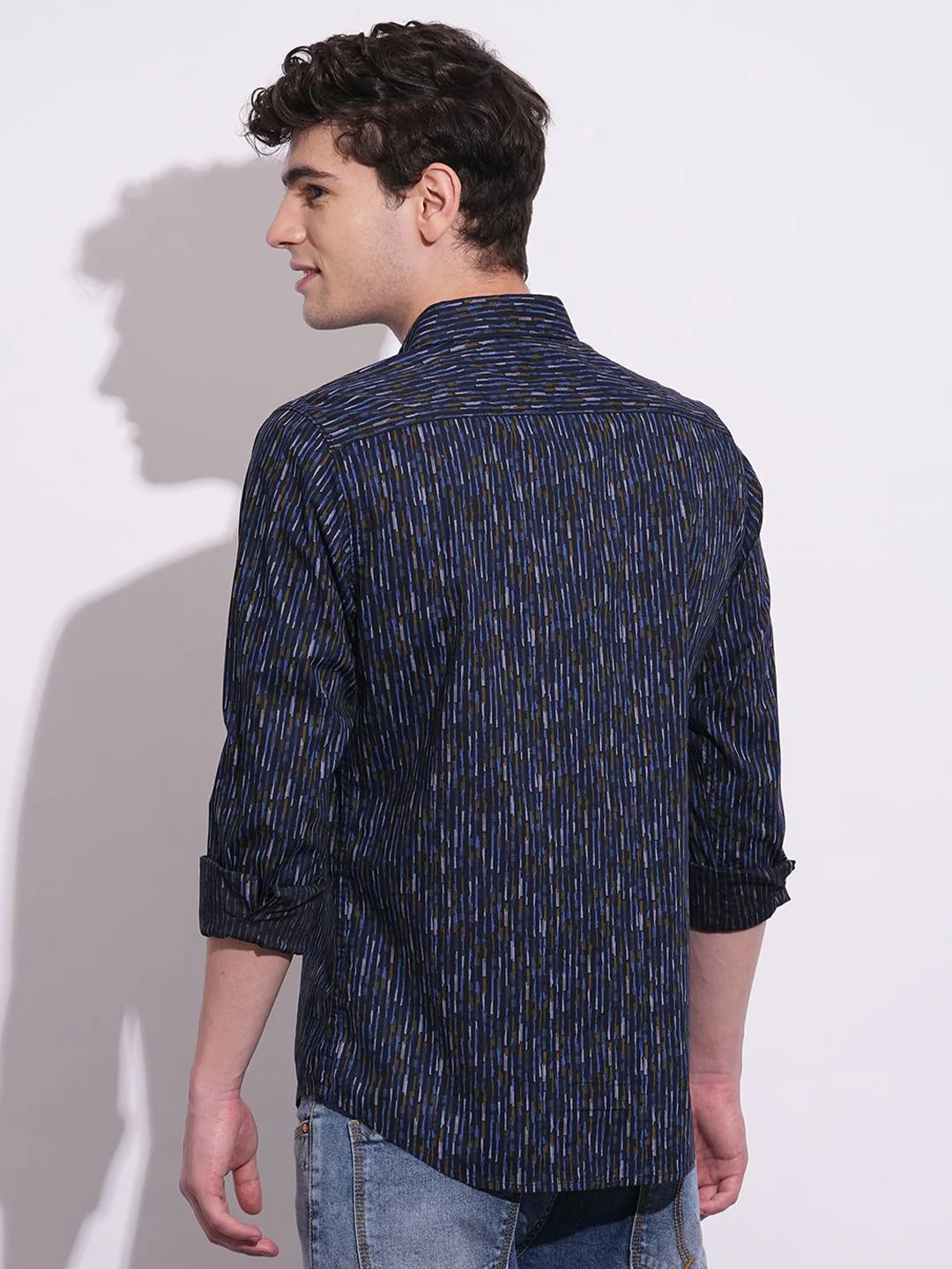Being Human Men Classic Opaque Printed Casual Shirt - Image 5