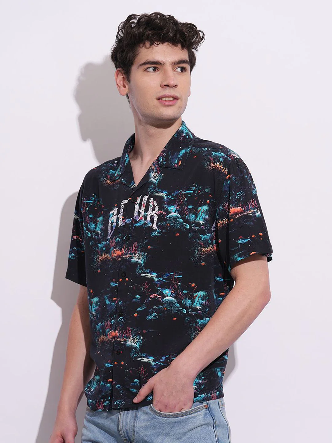Being Human Men Classic Opaque Printed Casual Shirt - Image 3