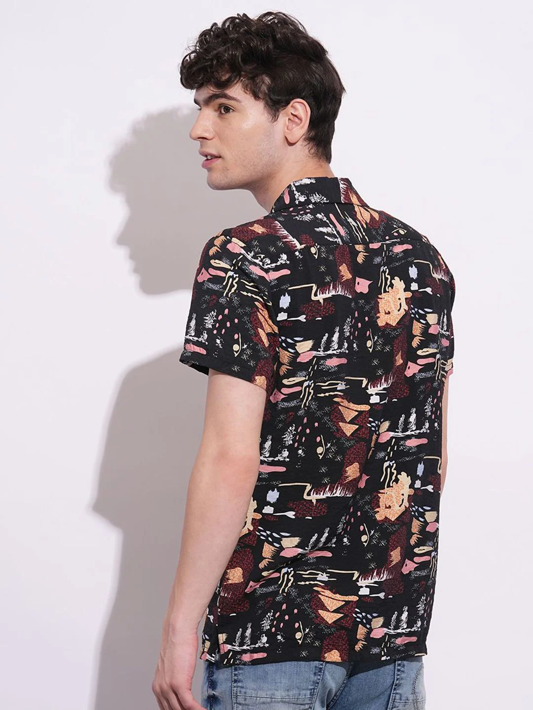 Being Human Men Classic Opaque Printed Casual Shirt - Image 5