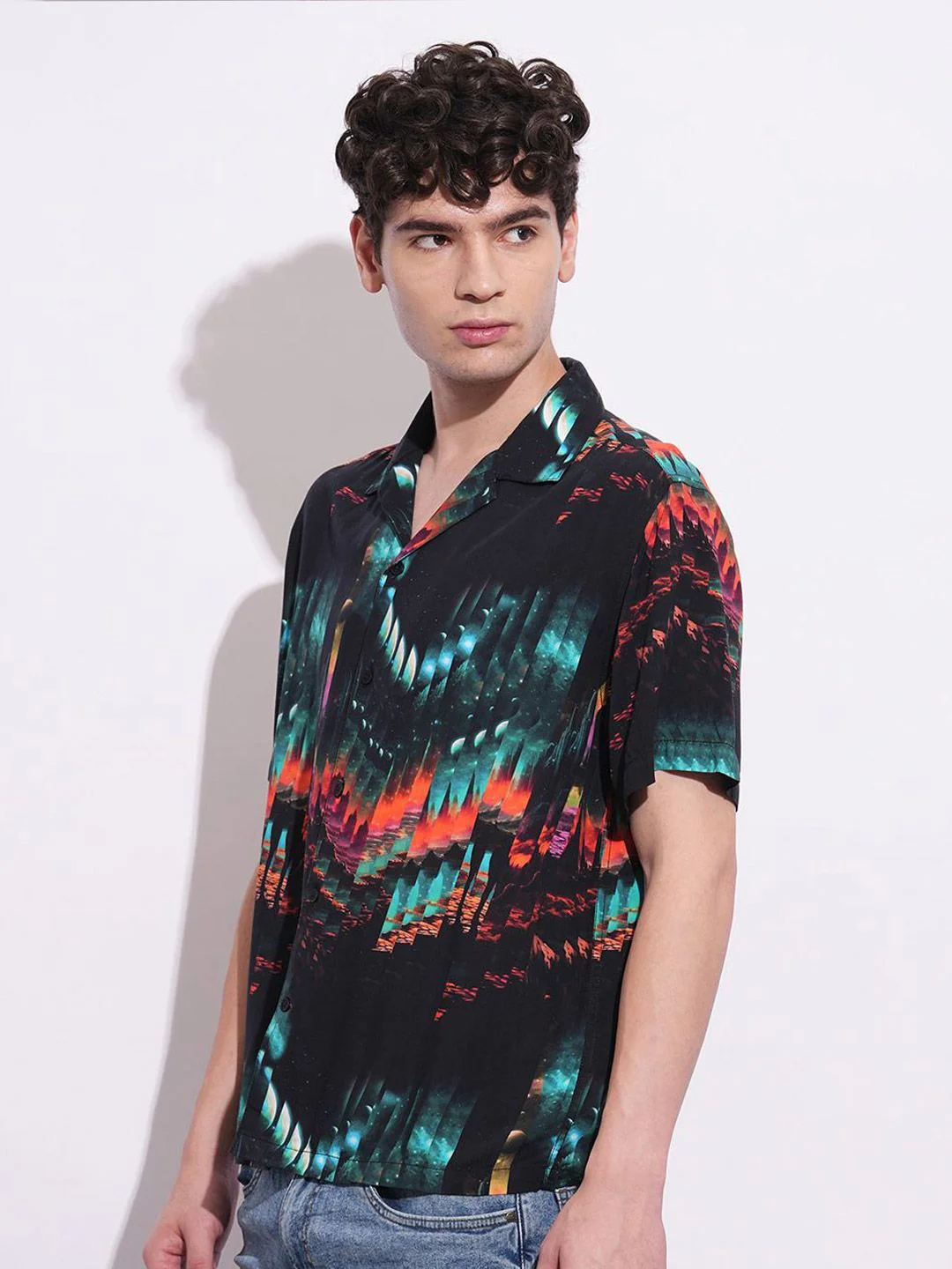 Being Human Men Classic Opaque Printed Casual Shirt - Image 3