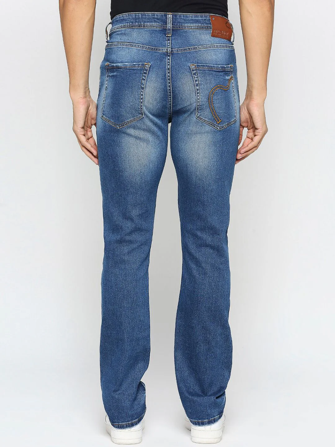 Being Human Men Clean Look Mid-Rise Heavy Fade Jeans - Image 5
