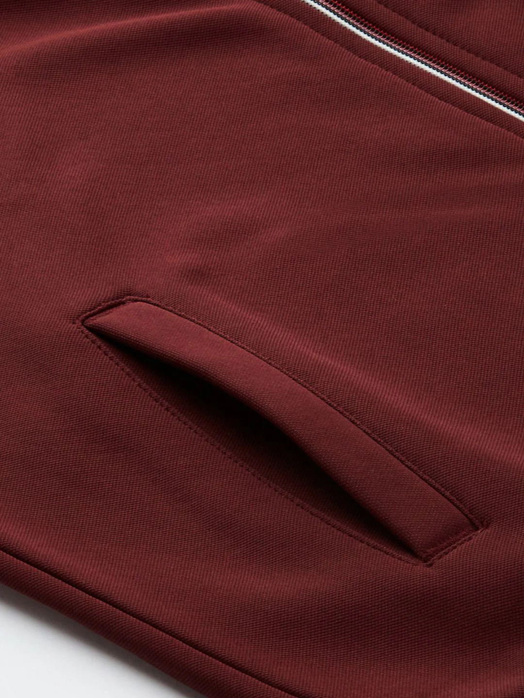 Being Human Men Colourblocked Mock-Collar Front-Open Sweatshirt - Image 7