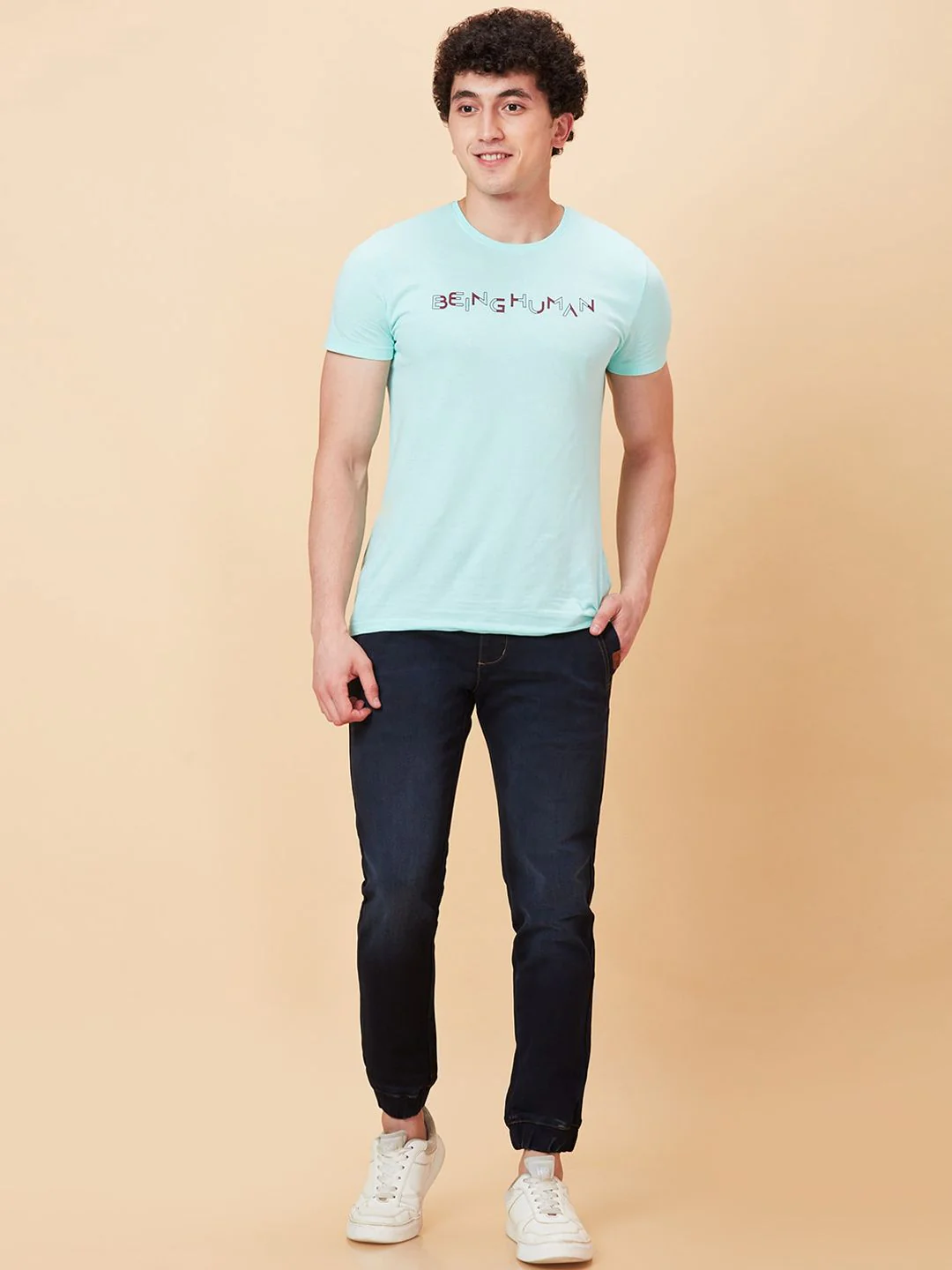 Being Human Men Cotton Mid-Rise Jogger - Image 5