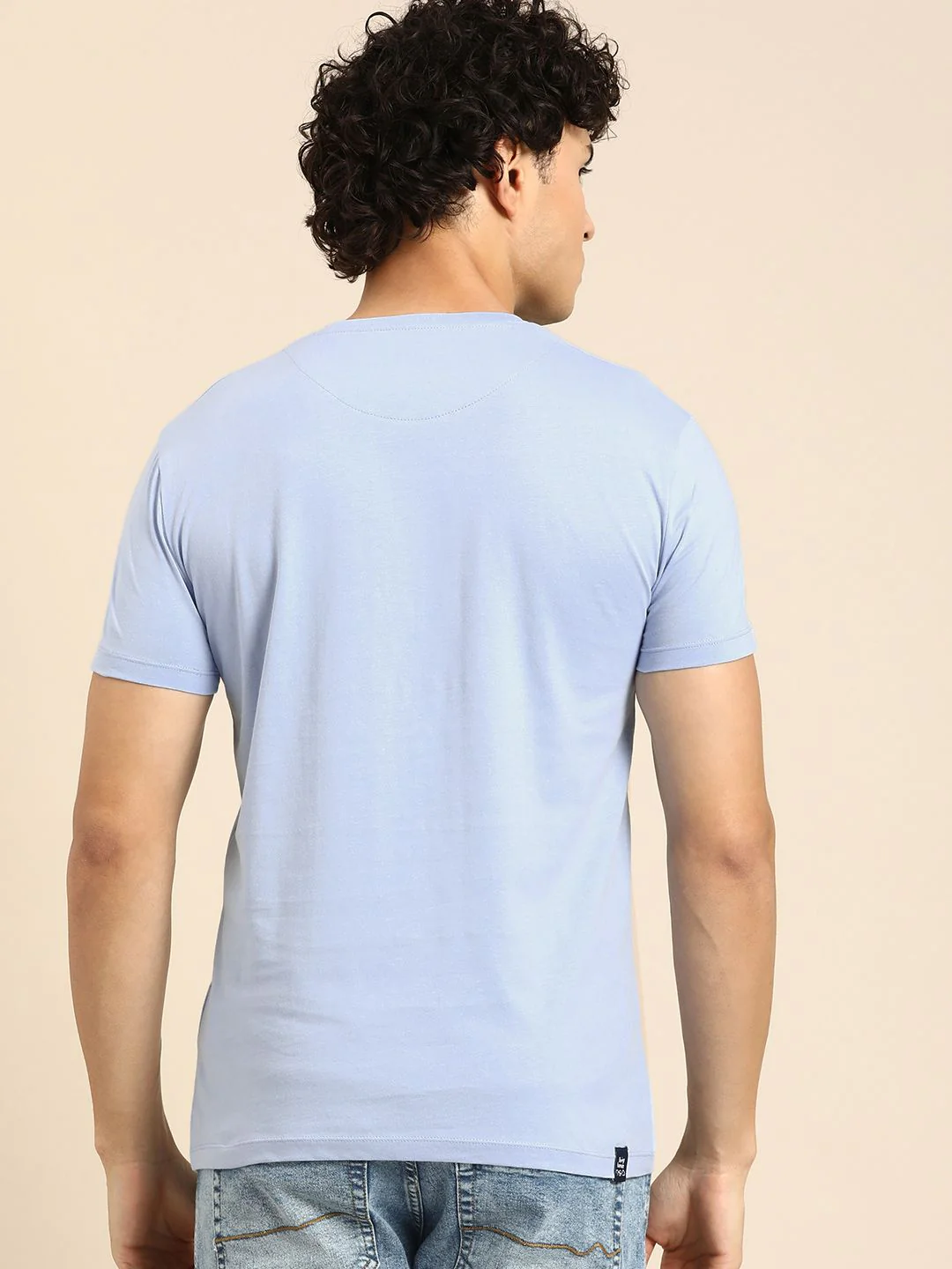 Being Human Men Graphic & Brand Logo Placement Print Pure Cotton T-shirt - Image 5