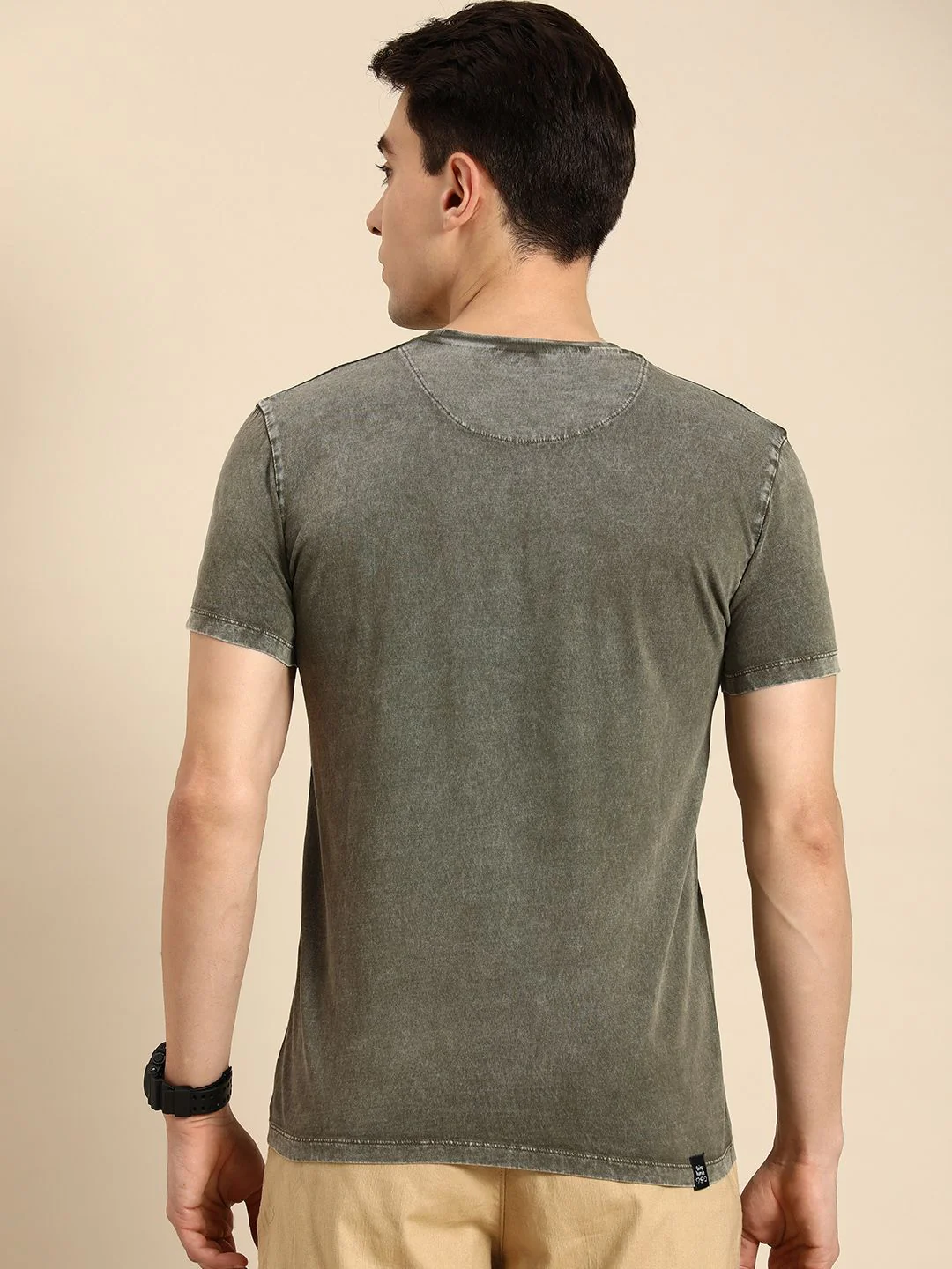 Being Human Men Graphic Printed Pure Cotton T-shirt - Image 5