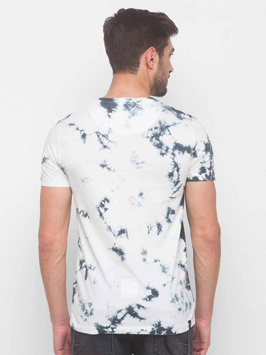 Being Human Men Grey & White Printed T-shirt - Image 5