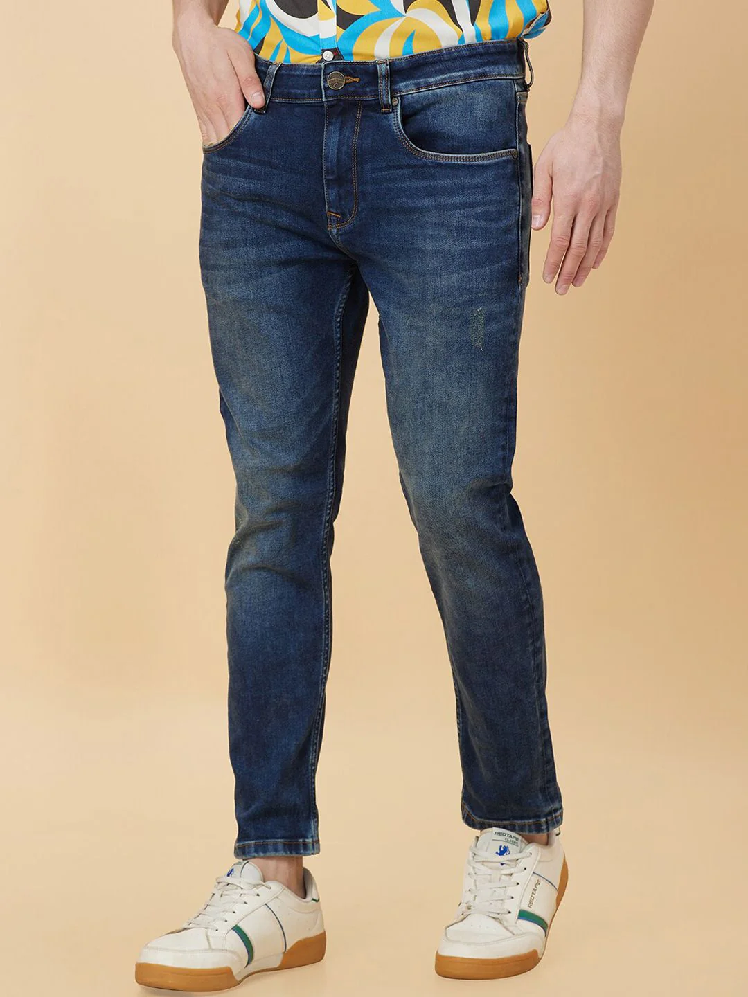 Being Human Men Light Fade Clean Look Stretchable Jeans - Image 2