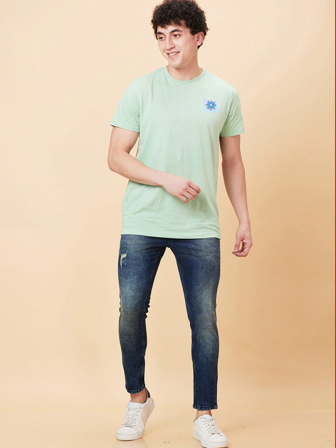 Being Human Men Low Distress Heavy Fade Jeans - Image 5