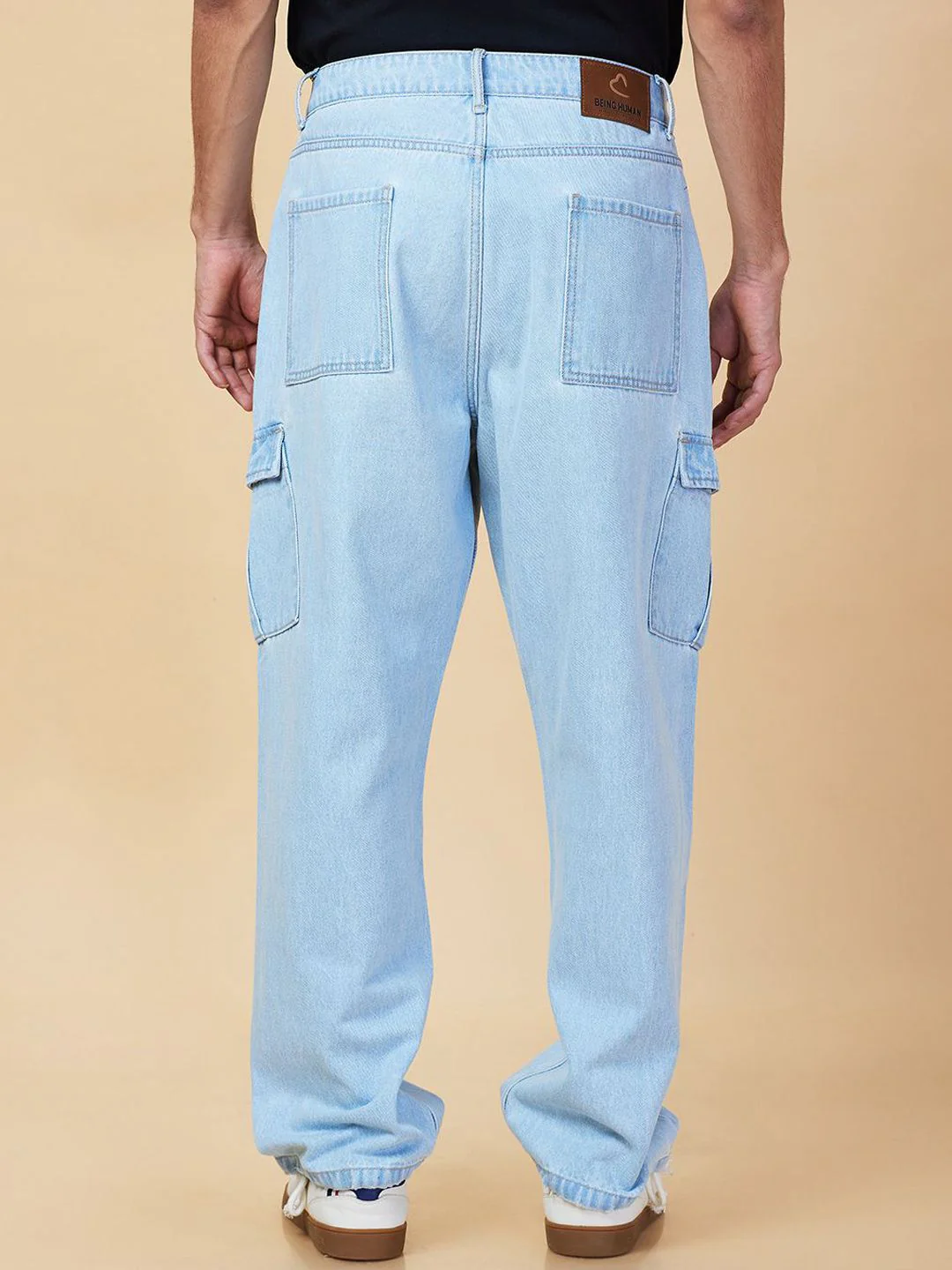 Being Human Men Low Distress Jeans - Image 3